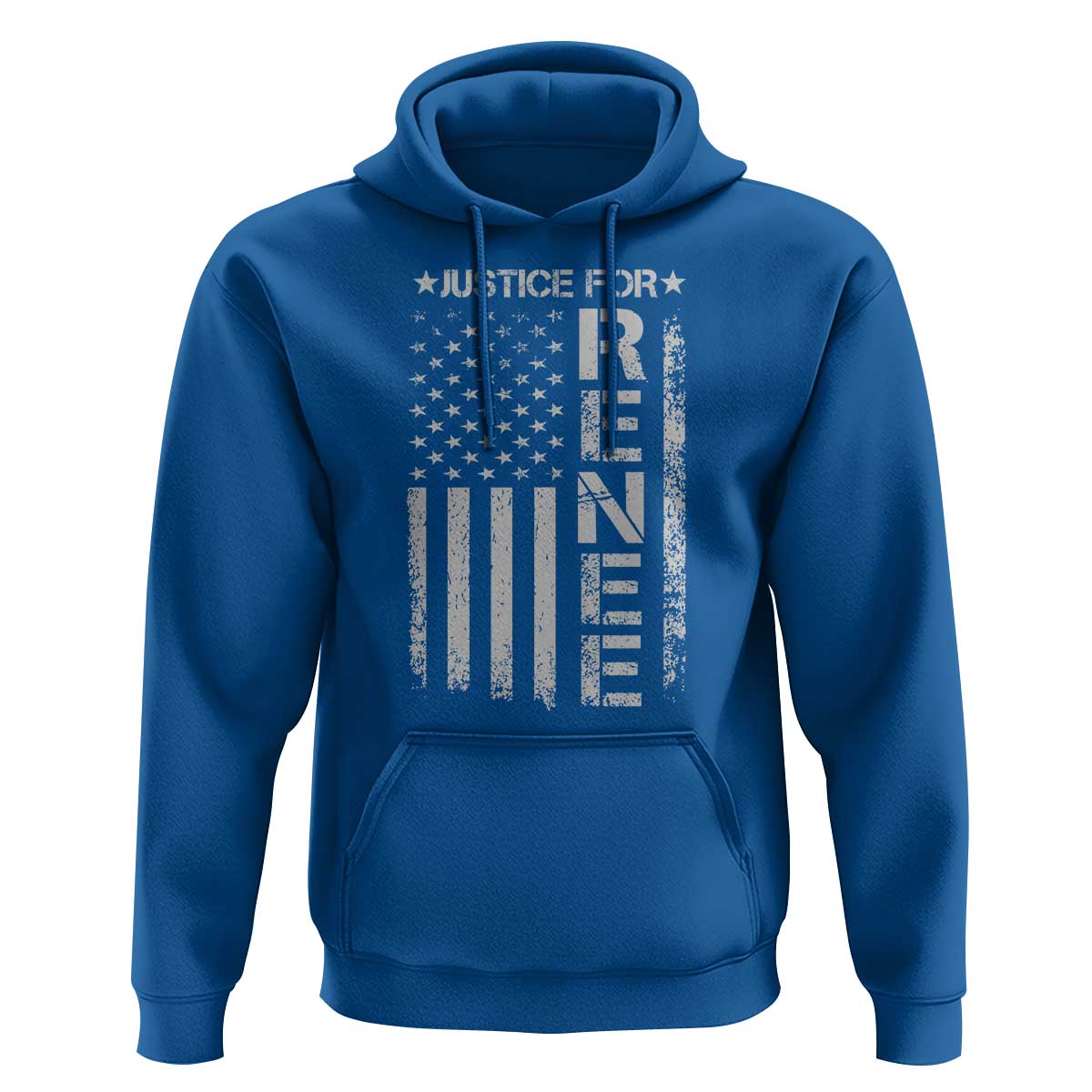 Justice for Renee American Flag Hoodie Minneapolis Jan 8 2026 Memorial Tribute - Wonder Print Shop