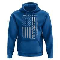 Justice for Renee American Flag Hoodie Minneapolis Jan 8 2026 Memorial Tribute - Wonder Print Shop