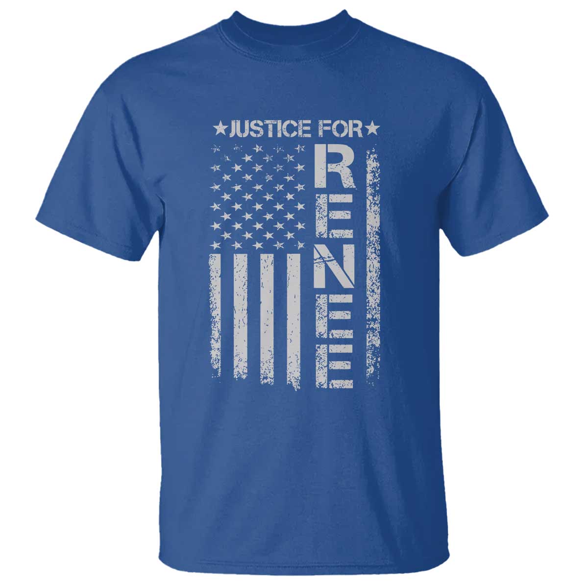 Justice for Renee American Flag T Shirt Minneapolis Jan 8 2026 Memorial Tribute - Wonder Print Shop