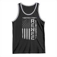 Justice for Renee American Flag Tank Top Minneapolis Jan 8 2026 Memorial Tribute - Wonder Print Shop