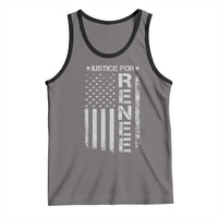 Justice for Renee American Flag Tank Top Minneapolis Jan 8 2026 Memorial Tribute - Wonder Print Shop