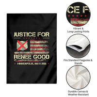 Justice for Renee Good Garden Flag Minneapolis Jan 8 2026 American Flag Stop Ice - Wonder Print Shop