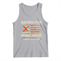 Justice for Renee Good Tank Top Minneapolis Jan 8 2026 American Flag Stop Ice - Wonder Print Shop