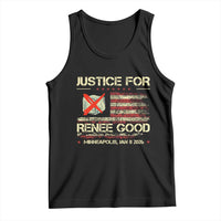 Justice for Renee Good Tank Top Minneapolis Jan 8 2026 American Flag Stop Ice - Wonder Print Shop