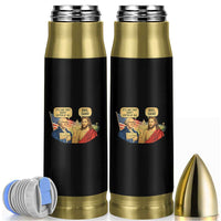Funny George Washington and Jesus Conversation Bullet Tumbler Patriotic Commentary Historical Icons