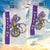 Crawfish & Beads Mardi Gras Welcome Garden Flag Louisiana Party Outdoor Banner