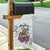 Mardi Gras Jester & Mask Welcome Garden Flag Fat Tuesday Yard Decor