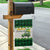 Happy St Patrick's Day Lucky Shamrocks Truck Garden Flag Welcome Green Buffalo Plaid Yard Patio Decor