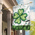 Lucky Shamrock Welcome Garden Flag Green Dot Clover St. Patrick's Day Outdoor Decor