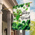 Christian St. Patrick’s Day Garden Flag Not Lucky Just Blessed Shamrocks & Cross
