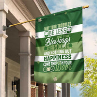 St. Patrick’s Day Blessings Garden Flag Irish Shamrock Luck And Happiness Wishes Yard Decor