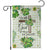 Religious St. Patrick’s Day Garden Flag With God All Things Are Possible Christian Bible Verse & Shamrocks
