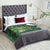 Green Buffalo Plaid Shamrock Throw Blanket Happy St. Patrick's Day Irish Home Yard Decoration