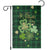 Green Buffalo Plaid Shamrock Garden Flag Happy St. Patrick's Day Irish Home Yard Decoration
