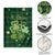 Green Buffalo Plaid Shamrock Garden Flag Happy St. Patrick's Day Irish Home Yard Decoration