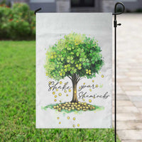 Shake Your Shamrocks Tree Garden Flag Irish Lucky Happy St Patricks Day