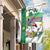 St Patricks Day Flamingo Welcome Garden Flag Lucky Shamrock Leprechaun