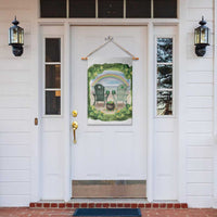 Lucky Shamrocks Beach Vibe Garden Flag