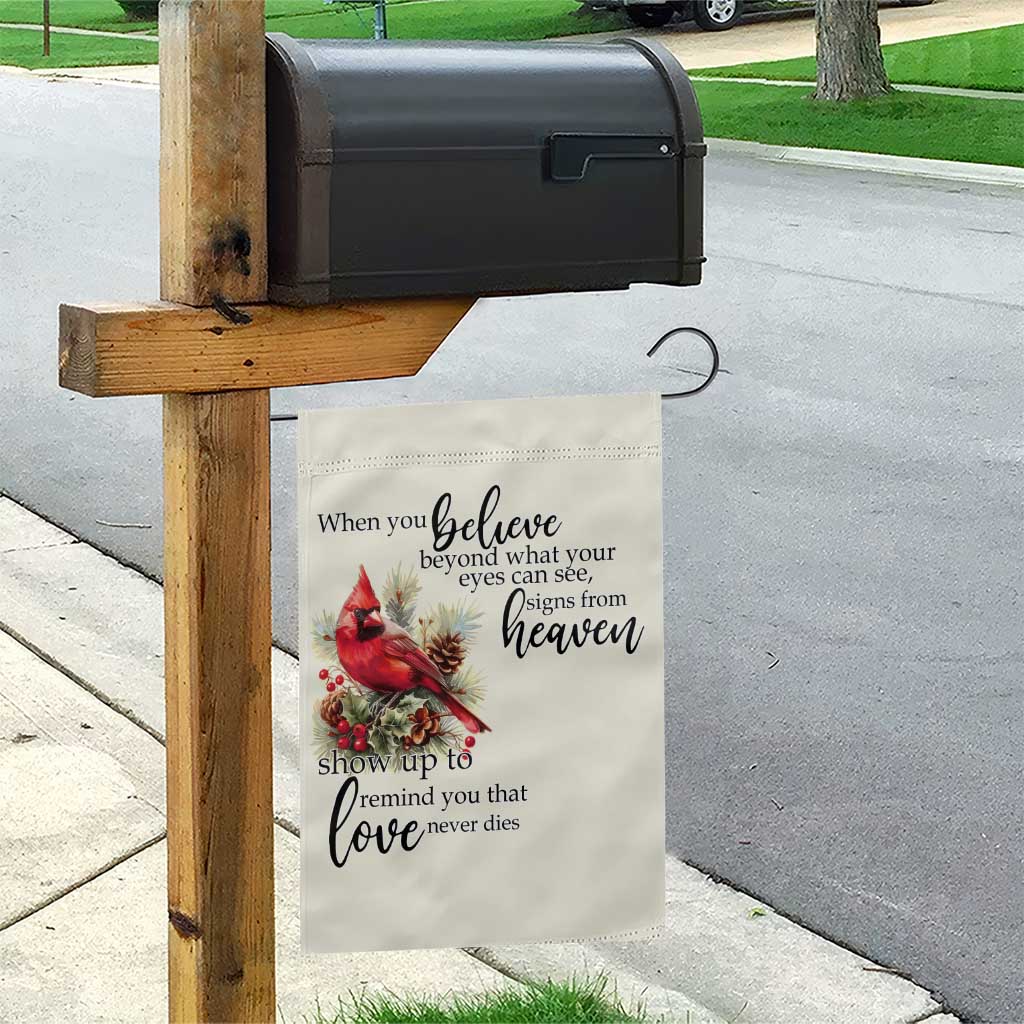 Spiritual Cardinal Garden Flag Signs from Heaven Memorial Remembrance and Love