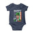 Funny Biden St Patricks Day Baby Onesie Happy 4th Of Easter American Irish Flag Shamrock