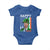 Funny Biden St Patricks Day Baby Onesie Happy 4th Of Easter American Irish Flag Shamrock
