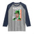 Funny Biden St Patricks Day Raglan Shirt Happy 4th Of Easter American Irish Flag Shamrock