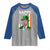 Funny Biden St Patricks Day Raglan Shirt Happy 4th Of Easter American Irish Flag Shamrock