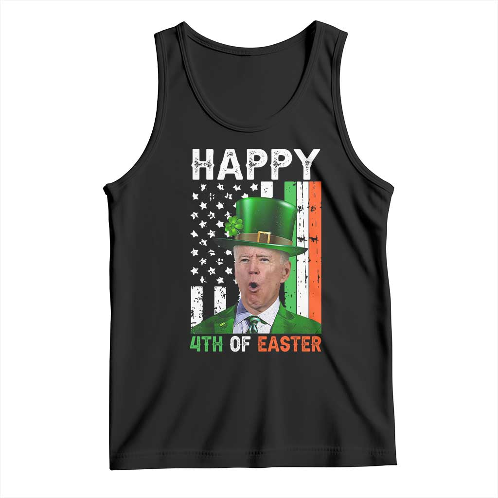 Funny Biden St Patricks Day Tank Top Happy 4th Of Easter American Irish Flag Shamrock