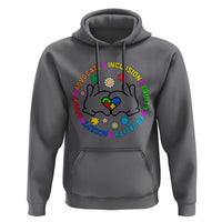 Accept Adapt Advocate Inclusion Equity Equality Autism Hoodie - Wonder Print Shop