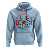 Accept Adapt Advocate Inclusion Equity Equality Autism Hoodie - Wonder Print Shop