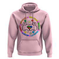 Accept Adapt Advocate Inclusion Equity Equality Autism Hoodie - Wonder Print Shop