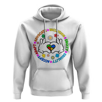 Accept Adapt Advocate Inclusion Equity Equality Autism Hoodie - Wonder Print Shop