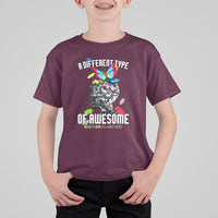 A Different Type Of Awesome Autism Support Autism Autistic Kid T-Shirt - Wonder Print Shop