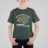 Some Gears Turn Differently Autism Awareness Acceptance Kid T-Shirt - Wonder Print Shop
