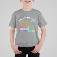 Some Gears Turn Differently Autism Awareness Acceptance Kid T-Shirt - Wonder Print Shop