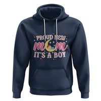 First Mother's Day Hoodie Proud New Mom It's A Boy Blue Baby - Wonder Print Shop