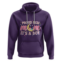 First Mother's Day Hoodie Proud New Mom It's A Boy Blue Baby - Wonder Print Shop