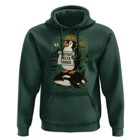Funny Penguin Resist Hoodie No Tarriffs Activism Graphic