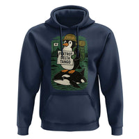 Funny Penguin Resist Hoodie No Tarriffs Activism Graphic