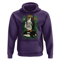 Funny Penguin Resist Hoodie No Tarriffs Activism Graphic