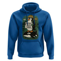 Funny Penguin Resist Hoodie No Tarriffs Activism Graphic