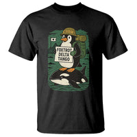 Funny Penguin Resist T Shirt No Tarriffs Activism Graphic
