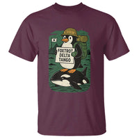 Funny Penguin Resist T Shirt No Tarriffs Activism Graphic