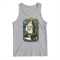 Funny Penguin Resist Tank Top No Tarriffs Activism Graphic