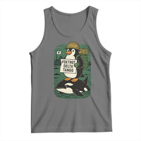 Funny Penguin Resist Tank Top No Tarriffs Activism Graphic