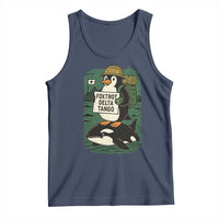 Funny Penguin Resist Tank Top No Tarriffs Activism Graphic