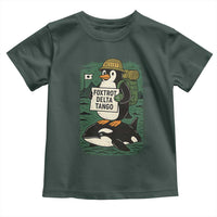 Funny Penguin Resist Toddler T Shirt No Tarriffs Activism Graphic