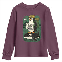 Funny Penguin Resist Youth Sweatshirt No Tarriffs Activism Graphic