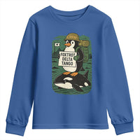 Funny Penguin Resist Youth Sweatshirt No Tarriffs Activism Graphic