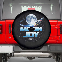 Celestial Moon Joy 2026 Spare Tire Cover Rocket Launch '26 Lunar Mission Celebration